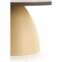 Ocana salontafel ø80x40 cm hout olie - bruin+mat beige
