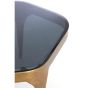 Avi salontafel set van 2 glas - smoke+antiek brons