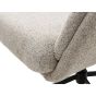Khan fauteuil met voetensteun - off white