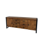 Dressoir Boaz 200 cm - bruin
