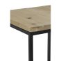 Camasca sidetable set van 2 - zwart/hout