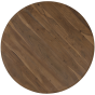 Eettafel Mimoso Rond Ø120 cm Bruin/Zwart