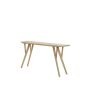 Quenza sidetable mangohout 160x44x82 cm - naturel