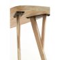 Quenza sidetable mangohout 160x44x82 cm - naturel