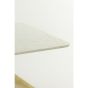 Rickerd salontafel ø70 cm - wit marmer/antiek brons
