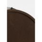 Jairo bijzettafel set van 2 - leer donkerbruin/zwart