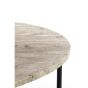 Loes salontafel - marmer bruin-zwart