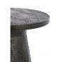 Paxos ronde bijzettafel Ø37 cm - mat zwart
