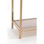 Lusako stellingkast - glas bruin/licht goud