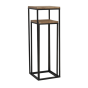 Yarula zuil hout en metaal | set van twee van het woonmerk Light & Living