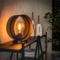 Guus tafellamp 1L ring geperforeerd - charcoal