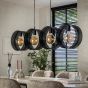 Guus hanglamp 4L ring geperforeerd - charcoal