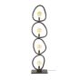 Celia vloerlamp 4-lichts - artic zwart