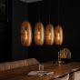 Francis hanglamp 4L - brons antiek