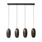 Francis hanglamp 4L - brons antiek