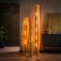 Stevie vloerlamp 2L orbit - massief mango naturel