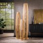 Stevie vloerlamp 2L orbit - massief mango naturel