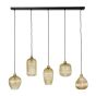 Elize hanglamp gestreept glas 5L van het woonmerk Fraaai