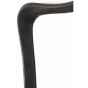 Alamos spiegel 160 cm - hout mat zwart