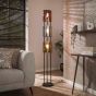 Luciano vloerlamp tricolore 3-lichts - zwart