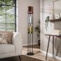 Luciano vloerlamp tricolore 3-lichts - zwart