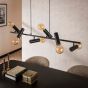 Barnsley hanglamp 6L 110 cm charcoal van het woonmerk Fraaai