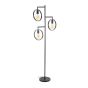 Caleb vloerlamp 3L metaal 155 cm van het woonmerk Fraaai
