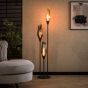 Matthew vloerlamp cocoon - zwart
