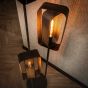 Kasey vloerlamp 3L - artic zwart