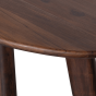 Roundly eettafel mangohout 200 x 100 cm walnoot van het woonmerk BePureHome