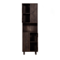Draw hoge kast 60 cm mangohout walnoot van het woonmerk BePureHome