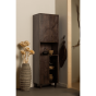 Draw hoge kast 60 cm mangohout walnoot van het woonmerk BePureHome