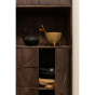 Draw hoge kast 60 cm mangohout walnoot van het woonmerk BePureHome