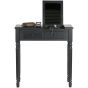 Romy hal/kaptafel hout - zwart