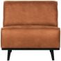 Statement 1-zits element lederlook - cognac