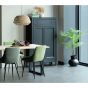 Combi-Tablo eiken 160x90 cm + U-poot