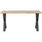 Combi-Tablo: eiken 180x90 cm & alkmaar poot
