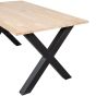 Combi-Tablo: eiken 180x90 cm & alkmaar poot