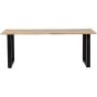 Combi-Tablo eiken 200x90 cm + U-poot