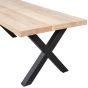 Combi-Tablo mangohout 180x90 cm + Alkmaar poot