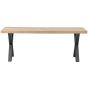 Combi-Tablo mangohout 180x90 cm + Alkmaar poot