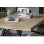 Combi-Tablo mangohout 180x90 cm + 2-standen poot vierkant