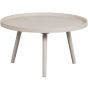 Mesa bijzettafel 34xø60 cm hout - zand
