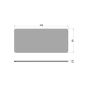 Tablo tafelblad curved 200x90 cm eiken - naturel