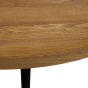 Mesa bijzettafel xxl hout 36xø100 cm - naturel