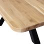 Combi-tablo - xl tafelblad eiken - 240x100 cm - zeeland poot - naturel van het woonmerk Woood