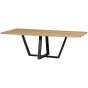 Combi-tablo - xl tafelblad eiken - 240x100 cm - Drenthe poot - naturel van het woonmerk Woood