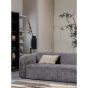 Sloping 3-zitsbank velvet