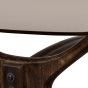 Flash salontafel mangohout/glas - walnoot