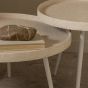 Bounds bijzettafel XL hout/metaal 40xØ76 - naturel